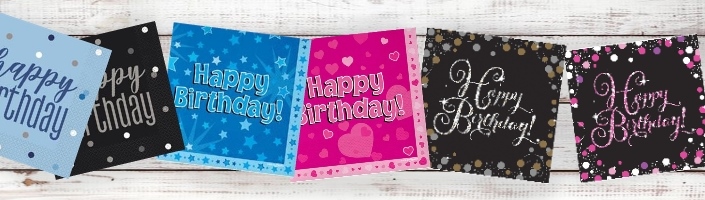 Happy Birthday | Any Age Party Supplies | Decorations | Ideas - Party Save Smile